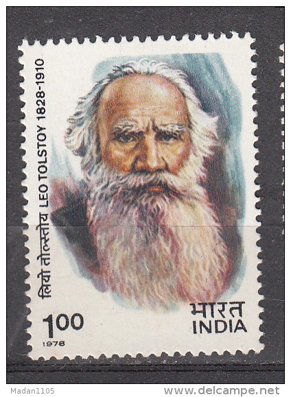 INDIA, 1978,  150th Birth Anniversary Of Leo Tolstoy,  MNH, (**) - Neufs