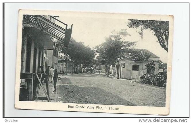 S.THOME RUA CONDE VALLE FLOR - Sao Tome Et Principe