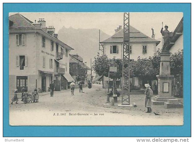 CPA J.J. 1967 - La Rue SAINT GERVAIS 74 - Saint-Gervais-les-Bains