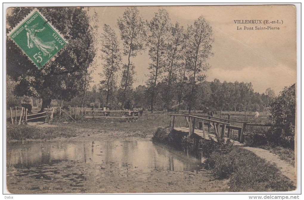 Villemeux. Le Pont Saint-Pierre. - Villemeux-sur-Eure