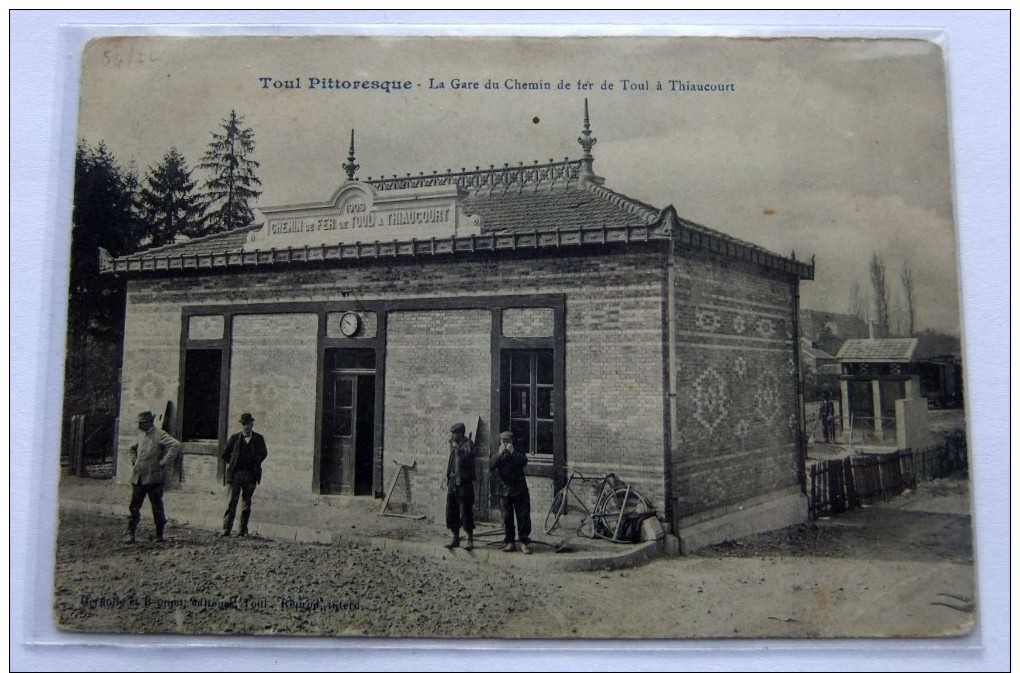 Cpa 54 Toul Pittoresque La Gare Du Chemin De Fer De Toul A Thiaucourt - Toul