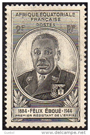 Détail De La Série - Gouverneur - Général Félix Eboué * Afrique Equatoriale N° 206 - 1945 Gouverneur-Général Félix Éboué