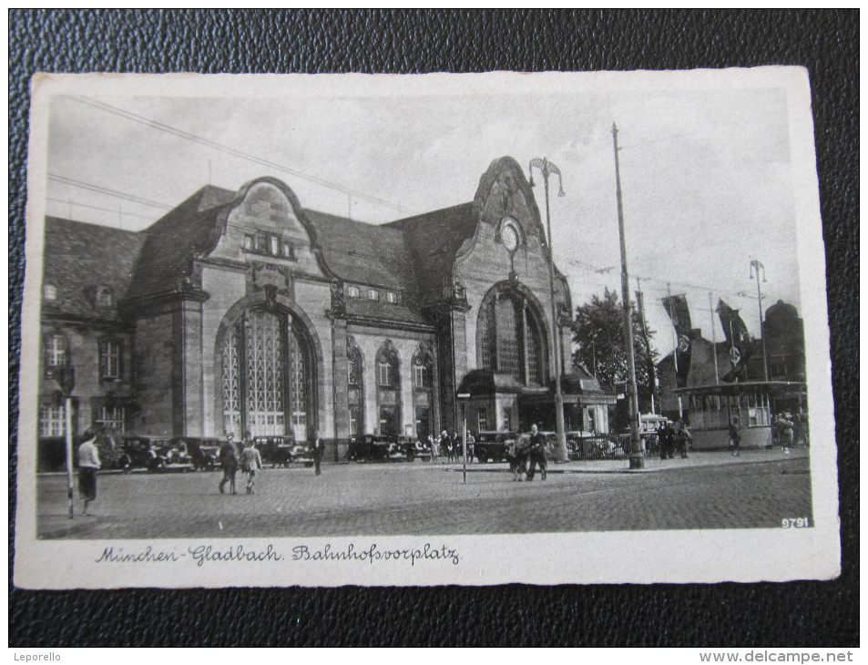 AK MÖNCHENGLADBACH Mönchen Gladbach München Bahnhof 1941 Feldpost   // D*17662 - Moenchengladbach