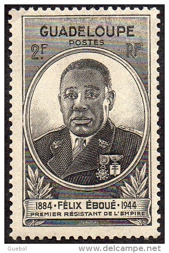 Détail De La Série - Gouverneur - Général Félix Eboué * Guadeloupe N° 176 - 1945 Gouverneur-Général Félix Éboué