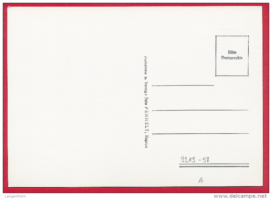 Foto-AK ÖSTERREICH ´Kaprun´ (Salzburg) ~ 1955 - Kaprun