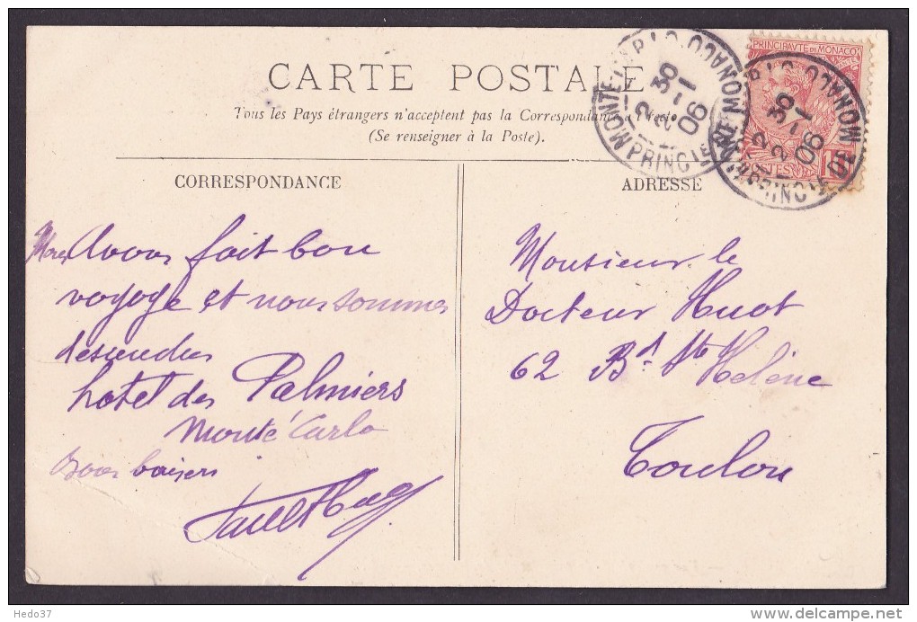 Monaco - Lettre - Postmarks