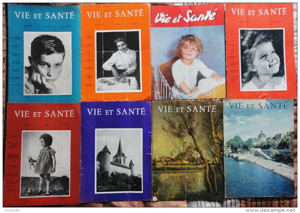 Magazine " Vie Et Santé " - Lot De 37 Numéros - 1946 à 1954 . - Medicina & Salud