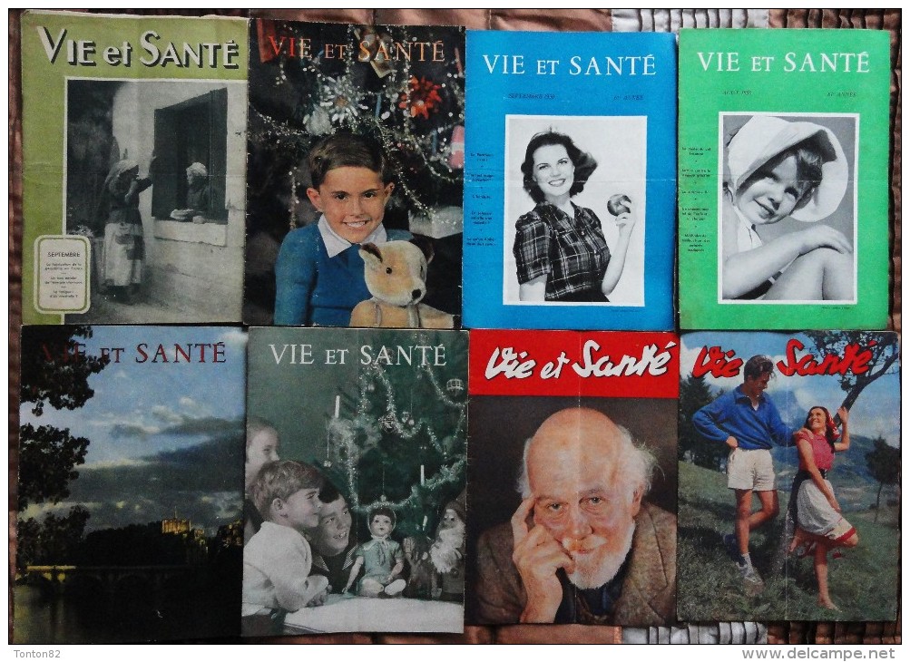Magazine " Vie Et Santé " - Lot De 37 Numéros - 1946 à 1954 . - Medicina & Salud