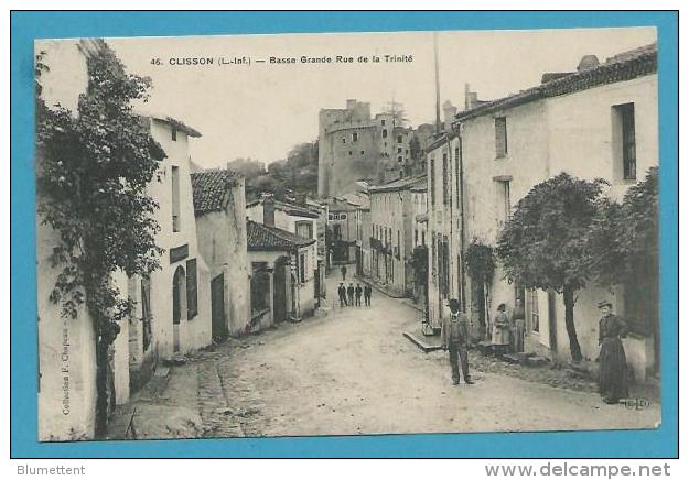 CPA 46 - Basse Grande Rue De La Trinité CLISSON 44 - Clisson