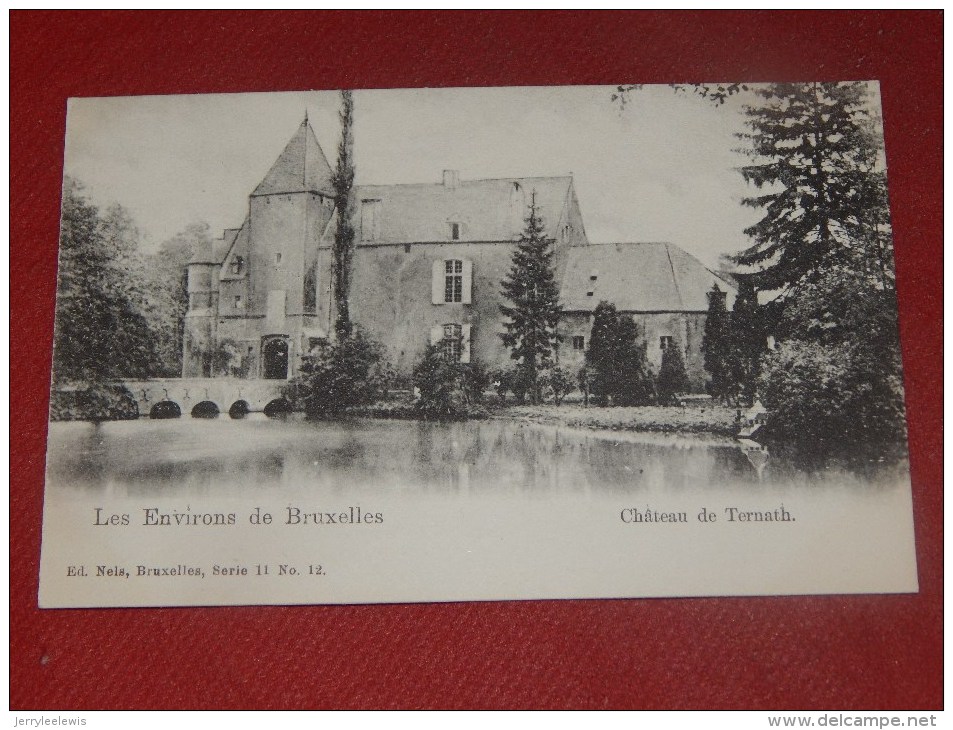 TERNAT  -  TERNATH -  Het  Kasteel  -  Le Château   - (2 Photos Recto-verso) - Ternat