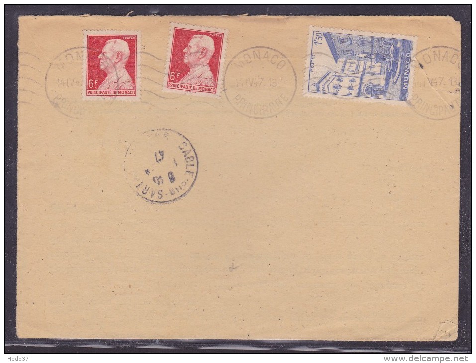 Monaco - Lettre - Poststempel