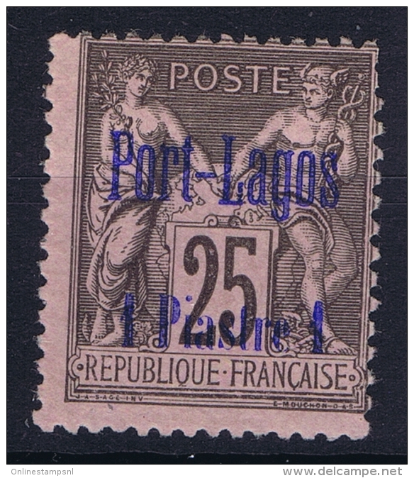 PORT-LAGOS:   Yv Nr  4 Not Used (*) SG - Unused Stamps