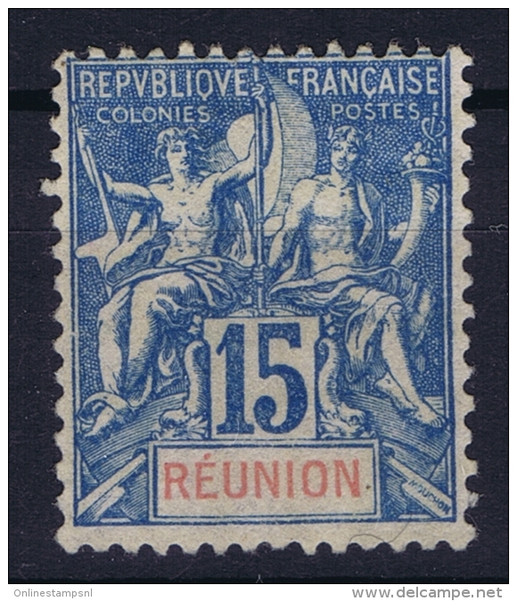 REUNION   Yv Nr 37 Not Used (*)  SG - Unused Stamps