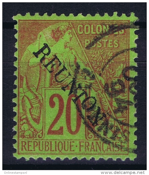 REUNION   Yv Nr 23 Obl Used - Used Stamps