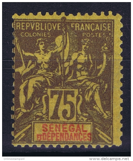 SENEGAL Yv Nr 19 MH/*, Avec  Charnière , Mit Falz, - Unused Stamps