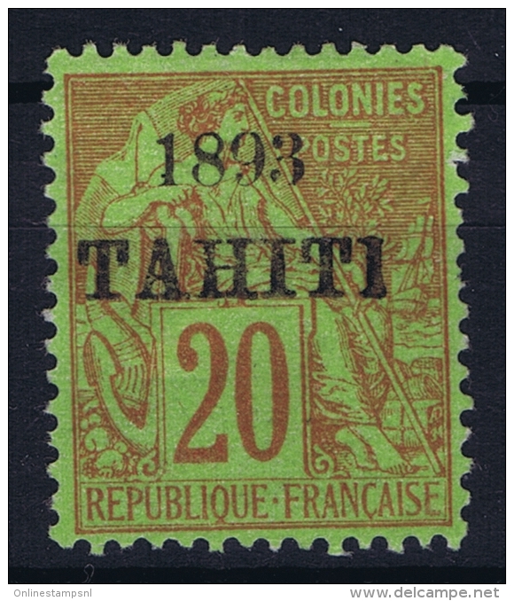 TAHITI  Yv Nr 25 MH/*, Avec  Charnière , Mit Falz, Descandante - Unused Stamps