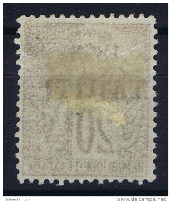 TAHITI  Yv Nr 25 MH/*, Avec  Charnière , Mit Falz, Descandante - Unused Stamps