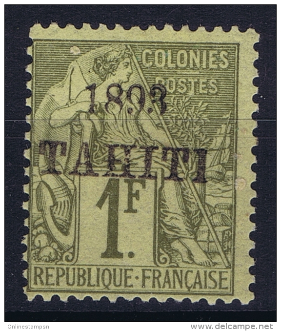 TAHITI  Yv Nr 30 MH/*, Avec  Charnière , Mit Falz, Descandante - Unused Stamps