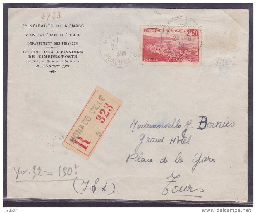 Monaco - Lettre - Postmarks