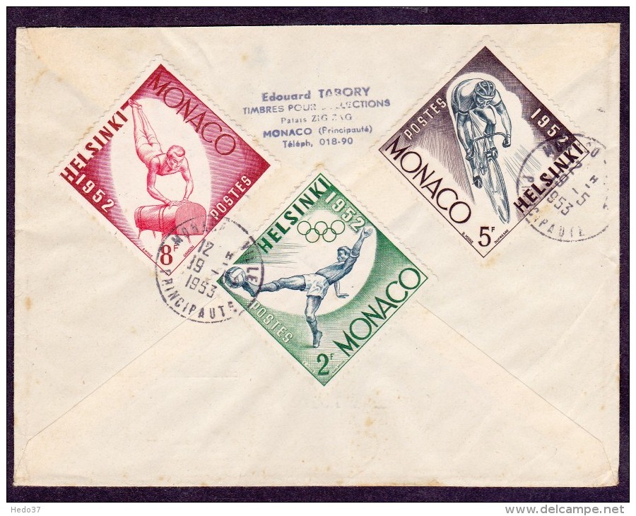 Monaco - Lettre - Postmarks