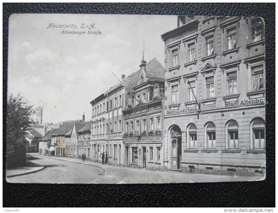 AK MEUSELWITZ Altenburgerstrasse 1944 //// D*17685 - Meuselwitz