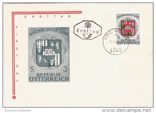 ENS-L29 - AUTRICHE N° 1065 Sur FDC Hochschule Linz - FDC