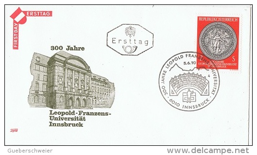 ENS-L33 - AUTRICHE N° 1155 Sur FDC 300e Anniversaire De L'Université De Innsbruck - FDC