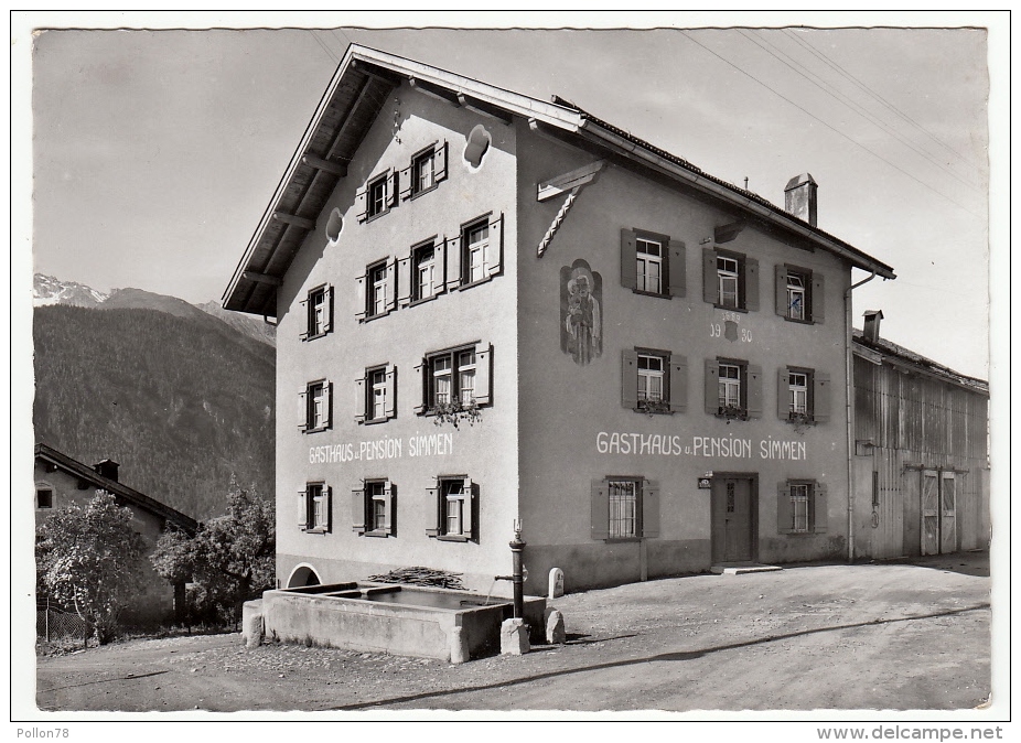 ALVANEU - DORF - GASTHAUS UND PENSION SIMMEN - GRISONS - 1957 - Alvaneu