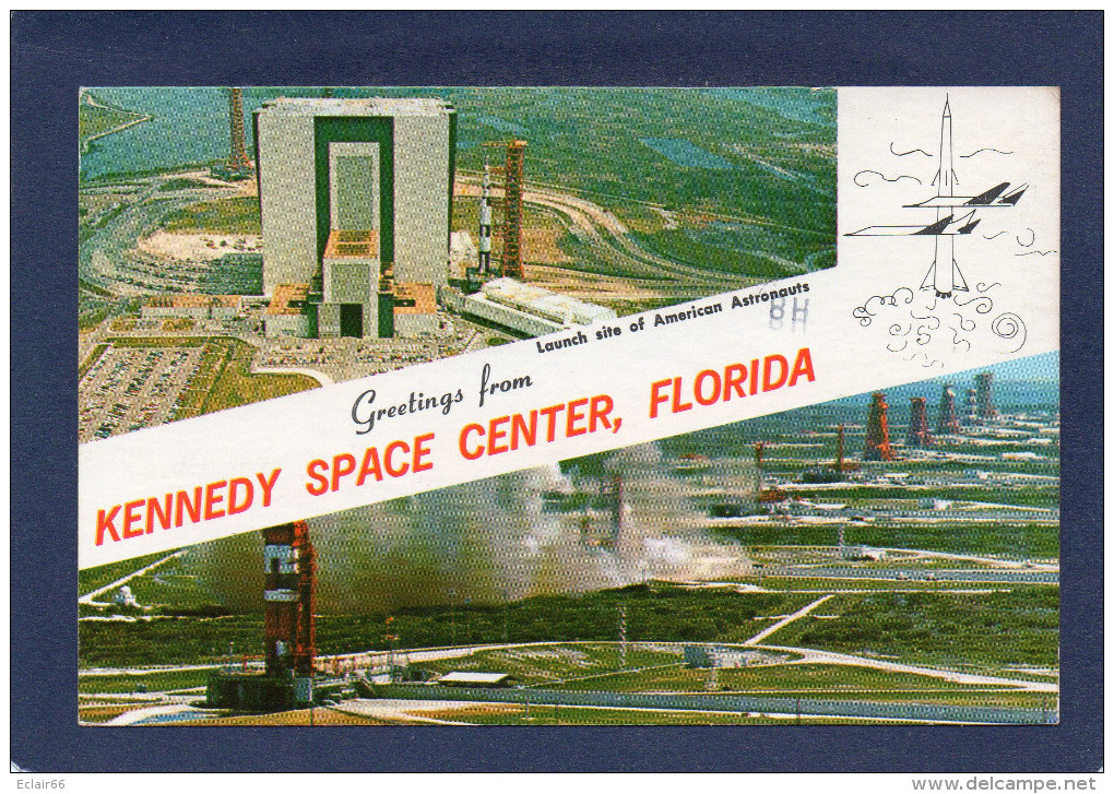 KENNEDY SPACE CENTER - FLORIDA - NASA  CPM  Année 1981  Voir Scannes Recto Verso - Espace