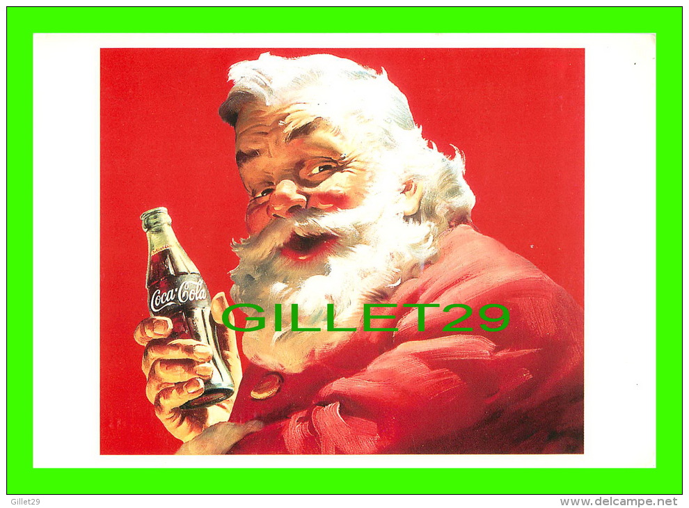 ADVERTISING - PUBLICITÉ - JOYEUSES FÊTES COCA-COLA COMPANY - PÈRE NOEL - CIRCULÉE EN 1993 - - Publicité