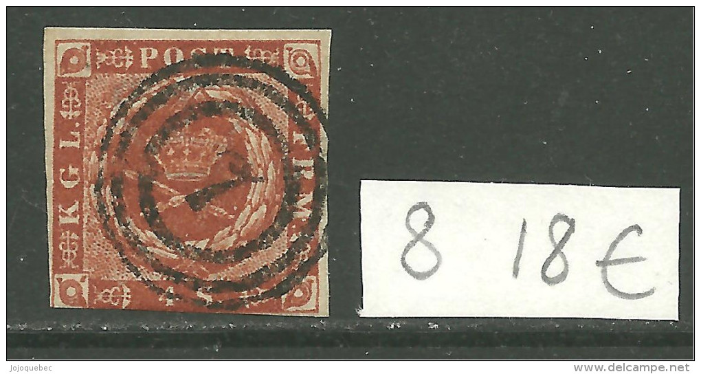 Danemark Oblitérérs, USED, 1854 - Used Stamps