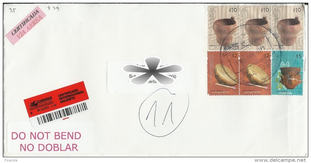 Argentina > 2010-...> Covers - Lettres & Documents