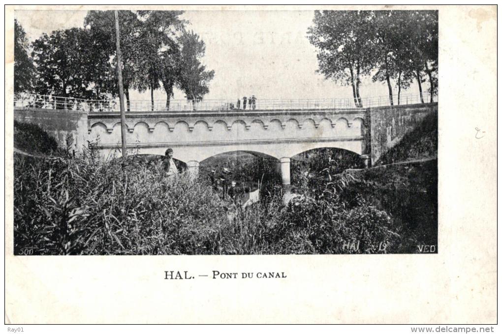 BELGIQUE - BRABANT FLAMAND - HAL - HALLE - Pont Du Canal. - Halle