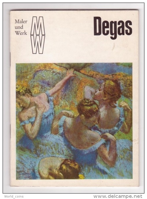 Edgar Degas (1834–1917), A French Artist Famous For His Paintings, Sculptures, Prints. Paperback Book. Maler Und Werk - Pittura & Scultura