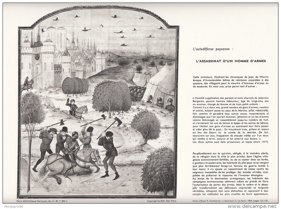 Gravure Sur L Autodéfense Paysanne    L Assassinat D Un Homme D Armes - Collections