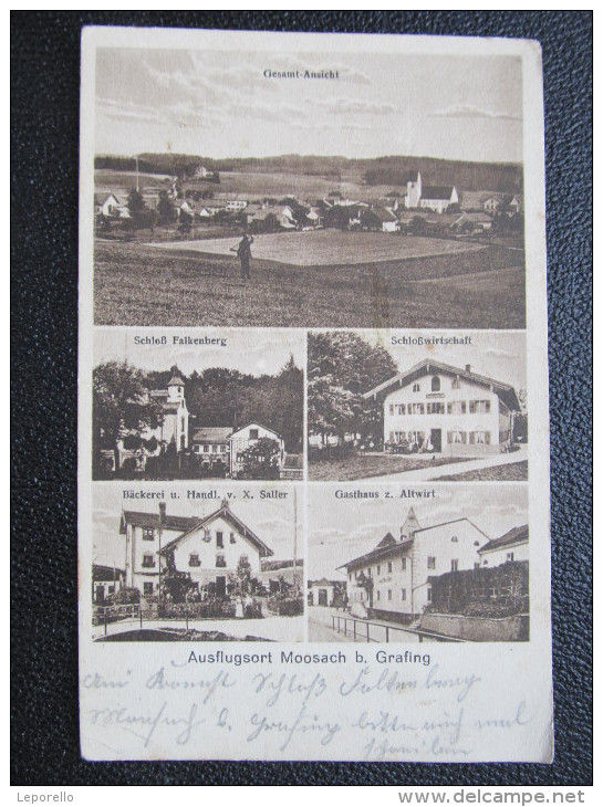 AK MOOSACH B. GRAFING B. EBERSBERG Gasthaus 1927  //// D*17728 - Ebersberg