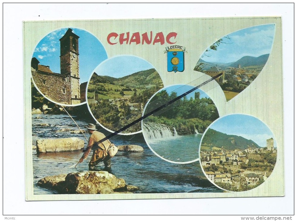 CPM -  Chanac - Station Climatique - Tour De L´horloge-Le Christ Roi Et Colonie Marie Rivier-Vue Générale Etc.... - Chanac