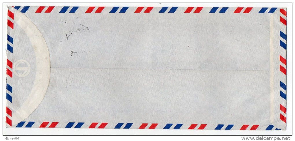 HONG-KONG--1980-Lettre HONG KONG Pour PARIS (France)--composition De Timbres--personnalisée HENRY LAI Creation - Briefe U. Dokumente