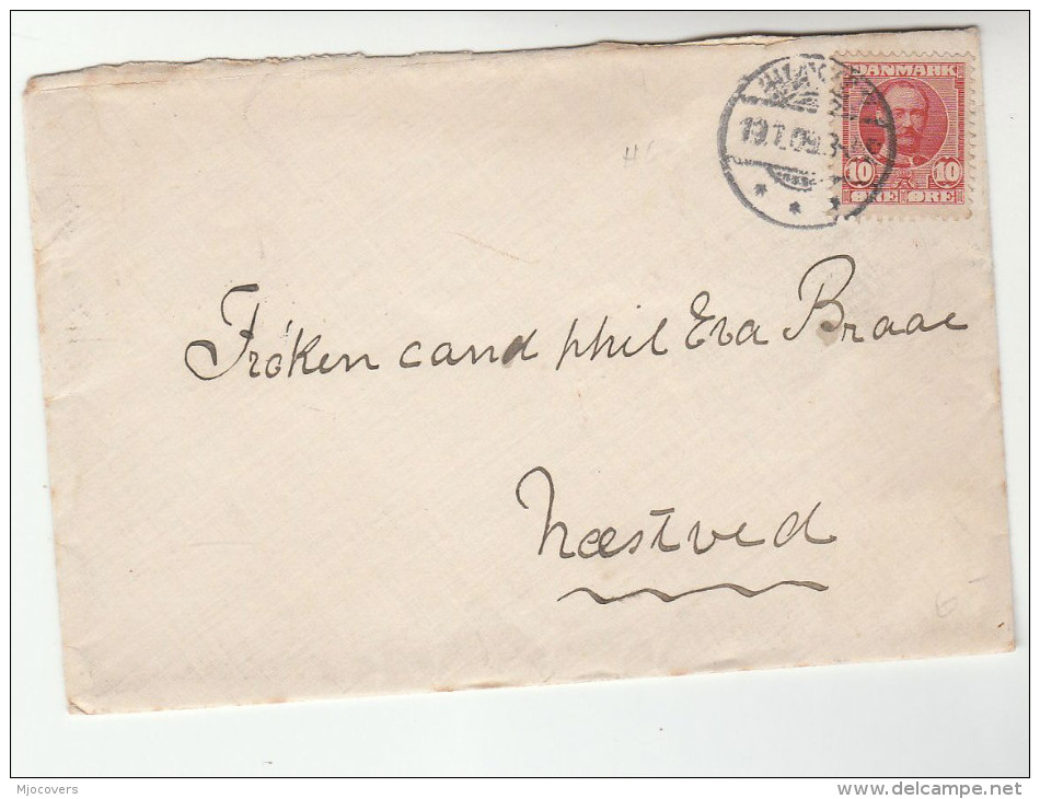 1909 DENMARK Stamps COVER To Naestved - Covers & Documents