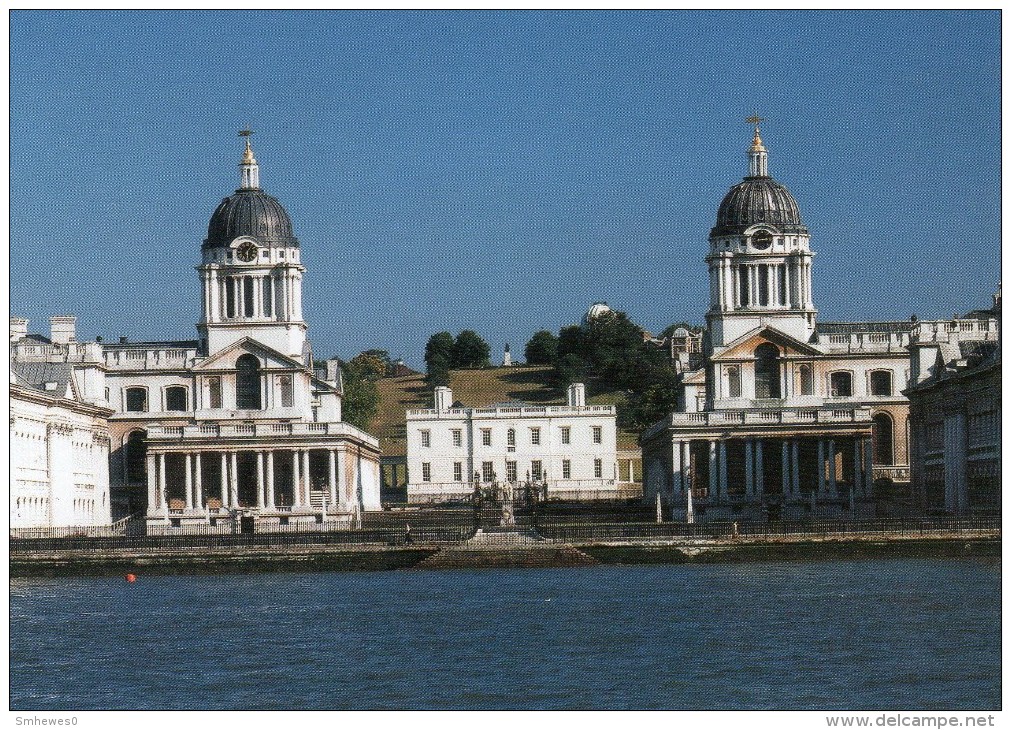 Postcard - Greenwich Royal Naval College & Queen's House, London. A - Other & Unclassified