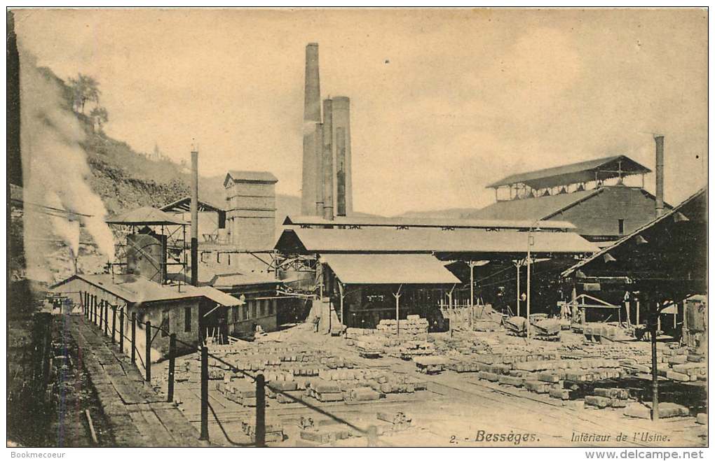 30   BESSEGES  GARD  INTERIEUR DE L'USINE   2 - Bessèges