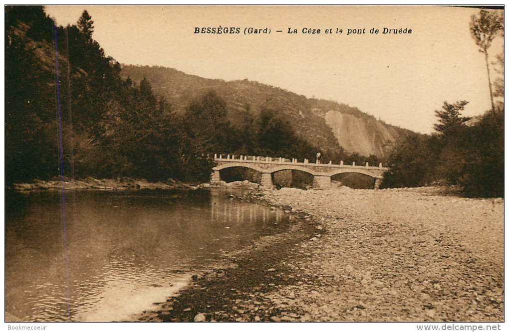 30   BESSEGES   LA CEZE ET LE PONT DE DRUEDE - Bessèges