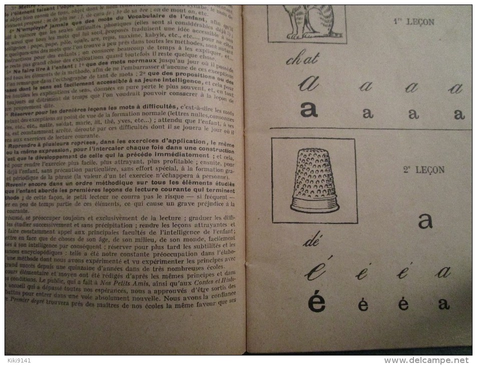 Méthode De Lecture  PREMIER DEGRE  (Préparatoire)  1er Livret - 0-6 Jaar
