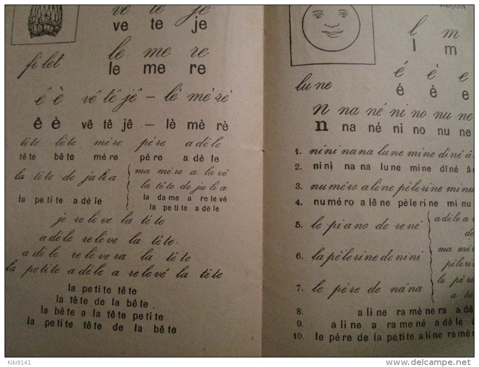 Méthode De Lecture  PREMIER DEGRE  (Préparatoire)  1er Livret - 0-6 Jaar