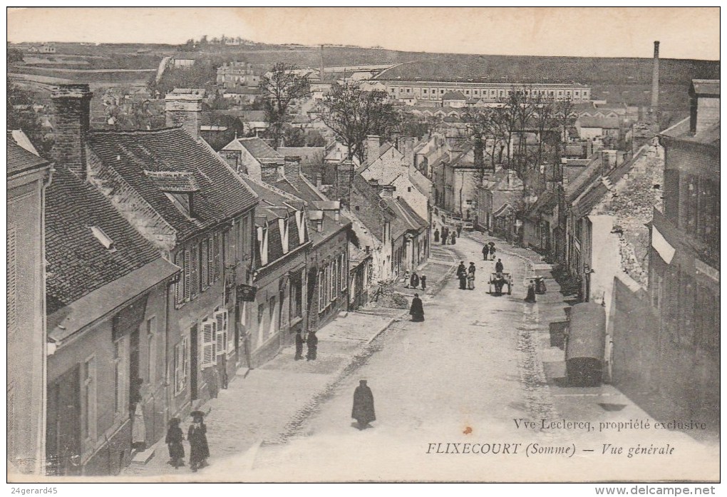 CPA FLIXECOURT (Somme) - Vue Générale - Flixecourt