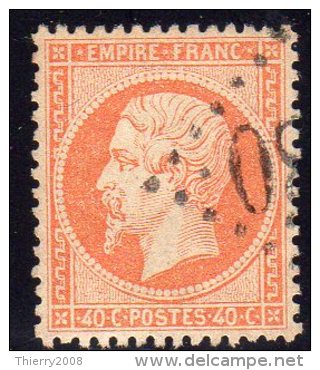 Napoléon III  N° 23 (Variété, Lune Derrière Le Cou) Avec Oblitèration Losange 5080 "ALEXANDRIE"  TTB - 1862 Napoleon III