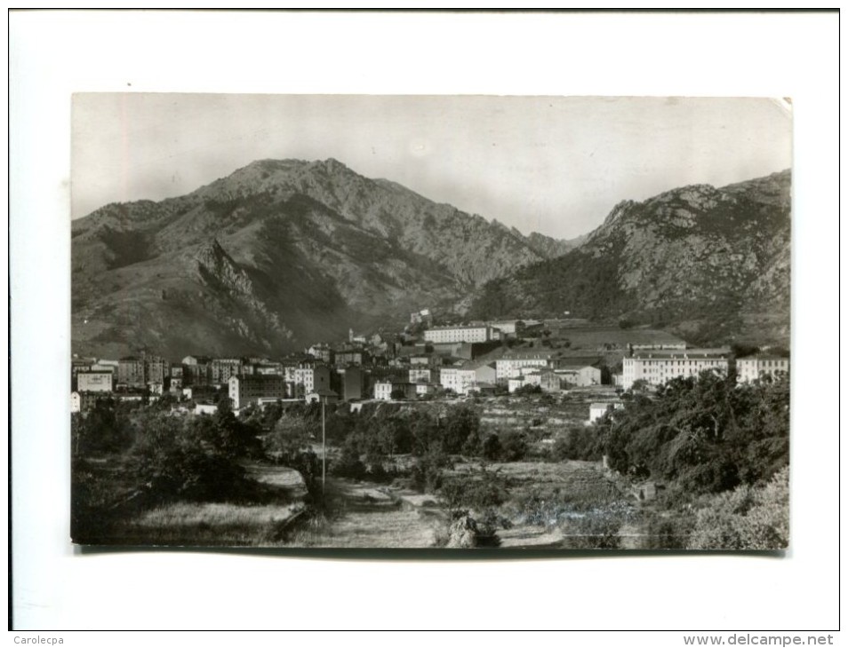 CP - CORTE (20) VUE GENERALE DE LA ROUTE DE BASTIA - Corte