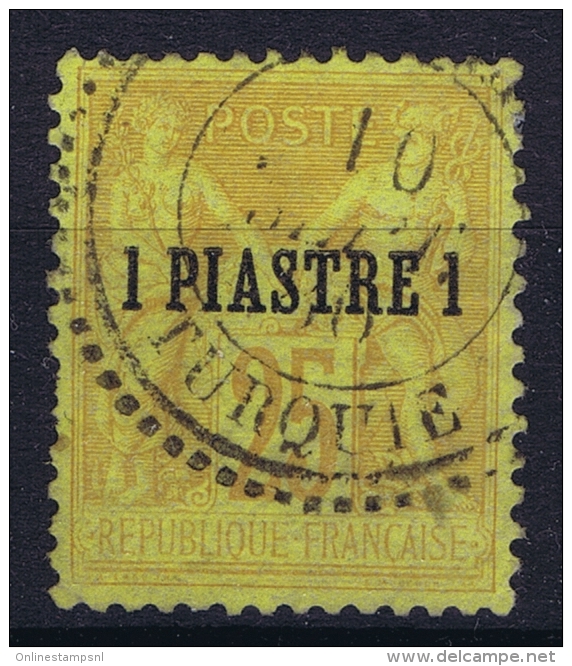 LEVANT :  Yv Nr 1 Used Obl  Cachet Turqui - Usados