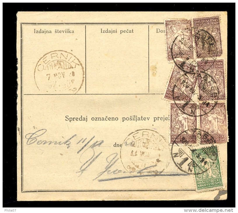 Yugoslavia - Slovenia - Package Card For Packages, Chain Breakers (verigari) - Other & Unclassified