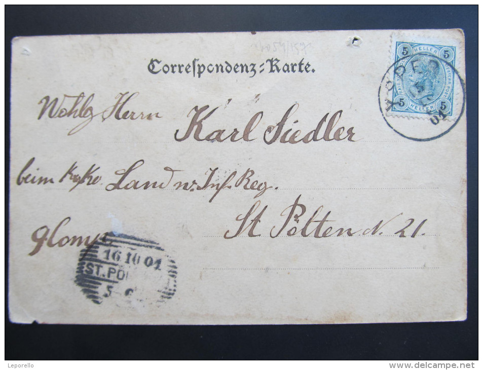 AK ST.OSWALD B.YSPER Melk Yspertal 1901 //// D*17766 - Melk